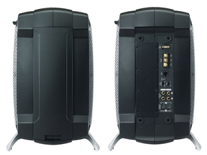 BASSLINK 2 - Black - 250-Watt Powered Subwoofer Systems with expansion slot for optional 35 Watt x 4 system amplifier with phantom center channel control. - Detailshot 1
